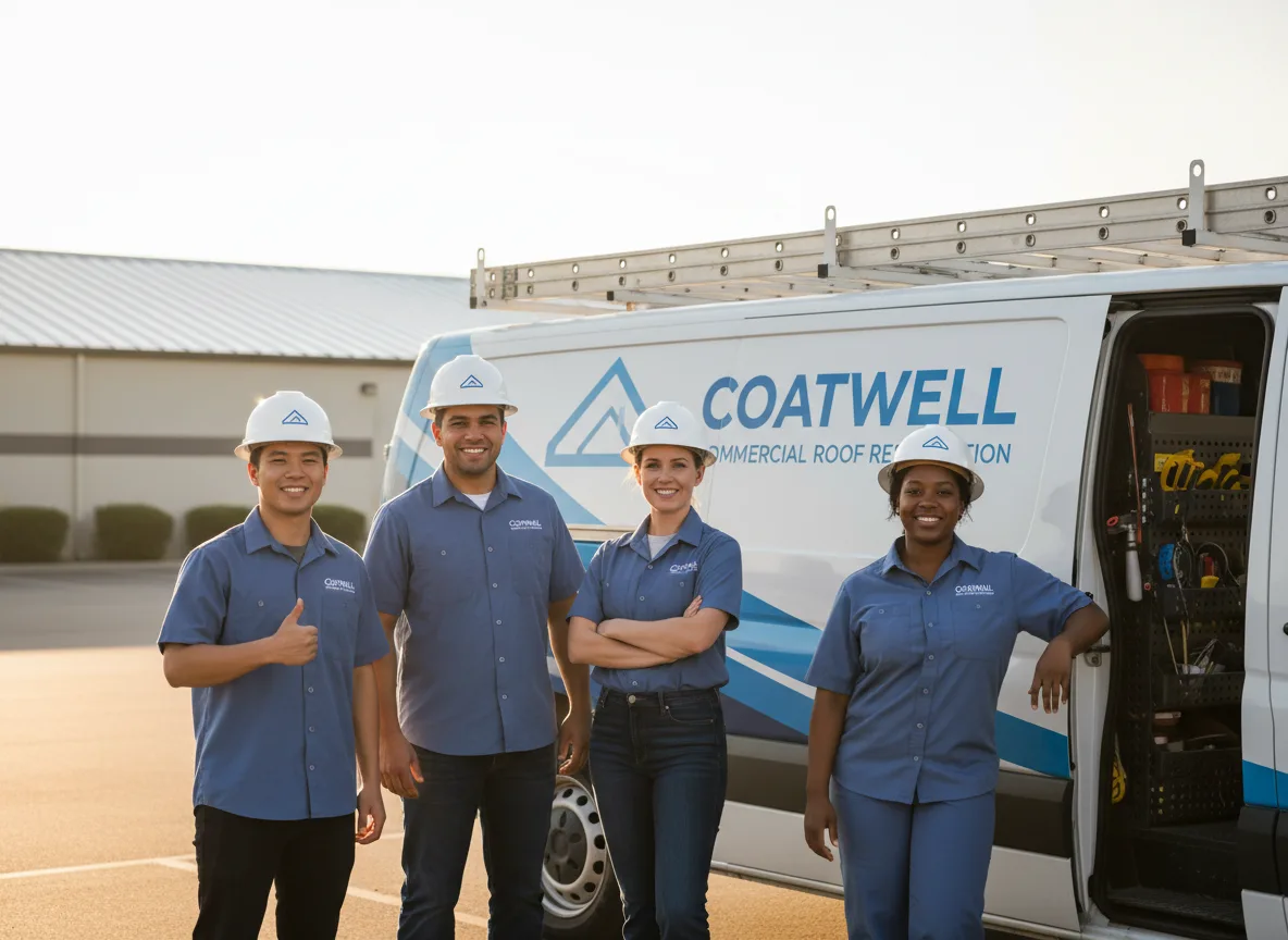 Commercial roof coating company in Marston, NC